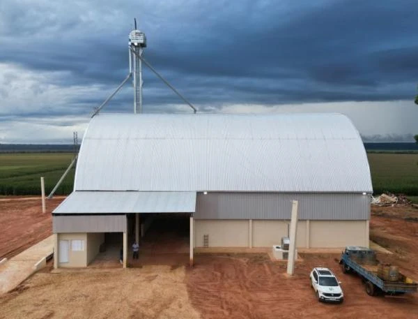 Sistema de aeração de silos em Tocantins